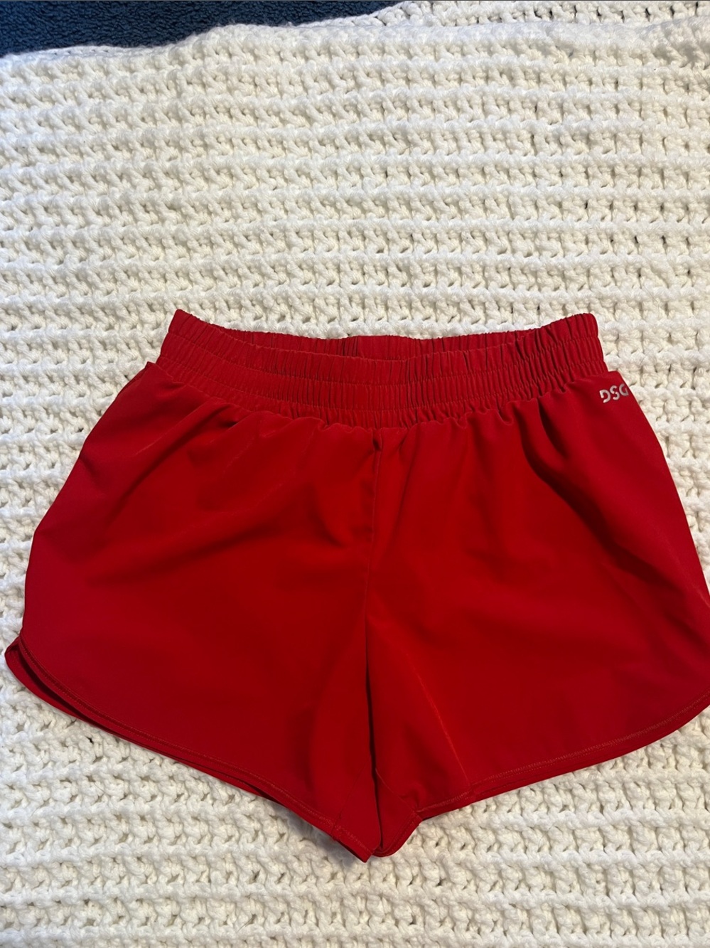 DSG Red Girl’s Athletic Running Shorts
